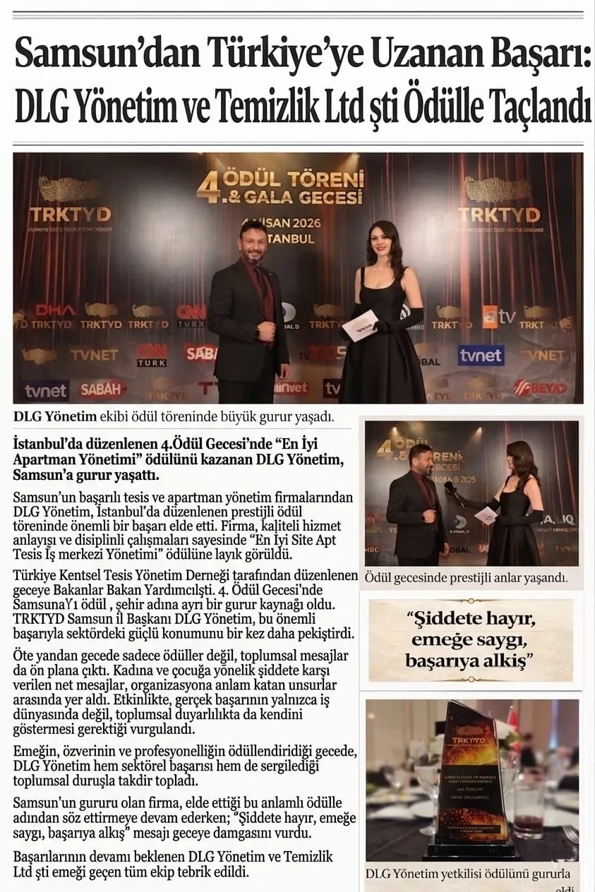 SAMSUN İLİNE ALTIN BAŞARI GECESİ